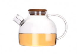 Pyrex glass tea-coffee pot