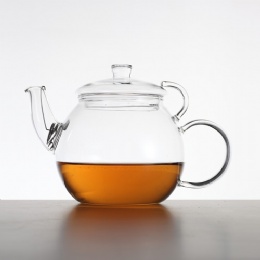 glass tea pot with filter